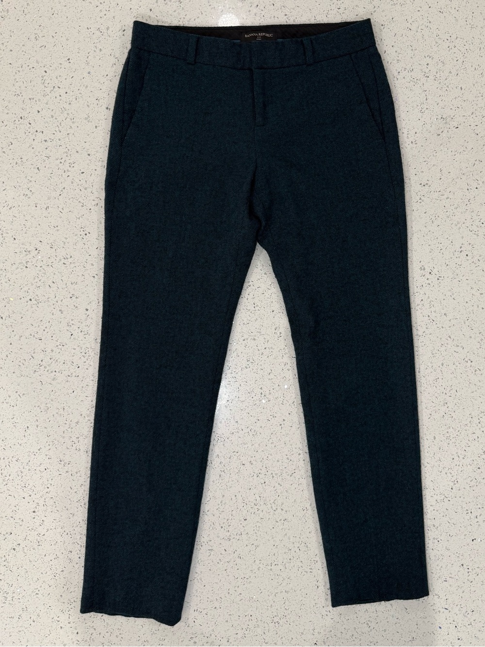 Banana Republic Dark Teal Women's Tailored Pants